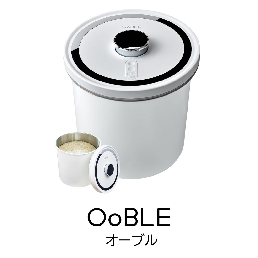 電動真空保管容器「OoBLE」