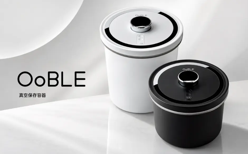 真空保存容器「OoBLE」の製品画像